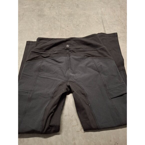 PrAna Womens Black Nylon & Elastane Leggings Size M Hiking Yoga Biking - Picture 6 of 8
